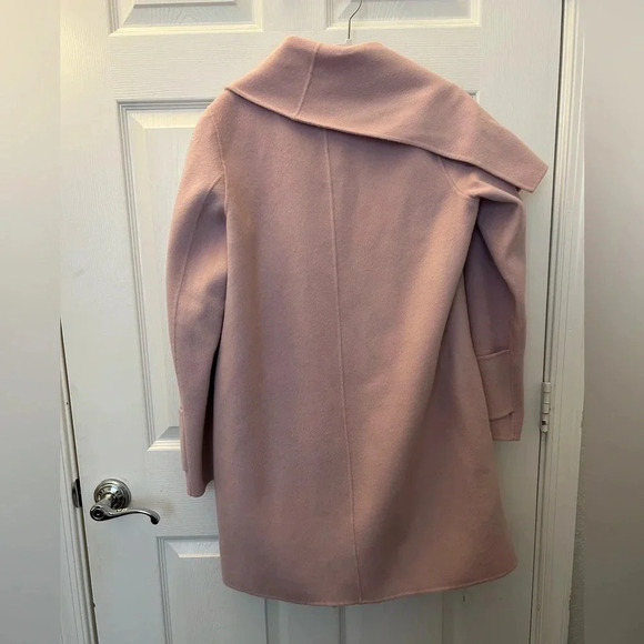 Vince Asymmetric Draped Wool Coat Size s - Picture 4 of 6